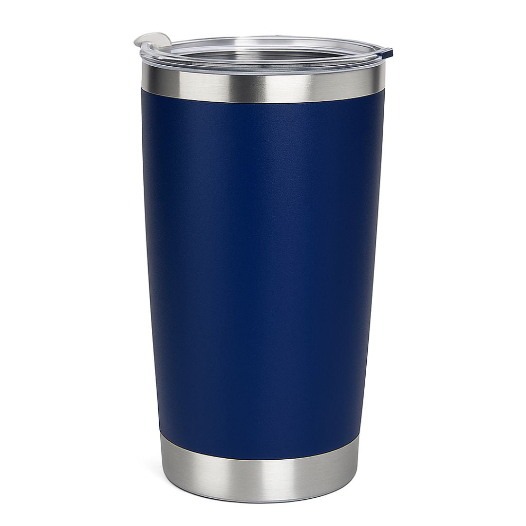Termo de Acero con Borde Cromado – 20 oz | Ideal para Grabado Láser