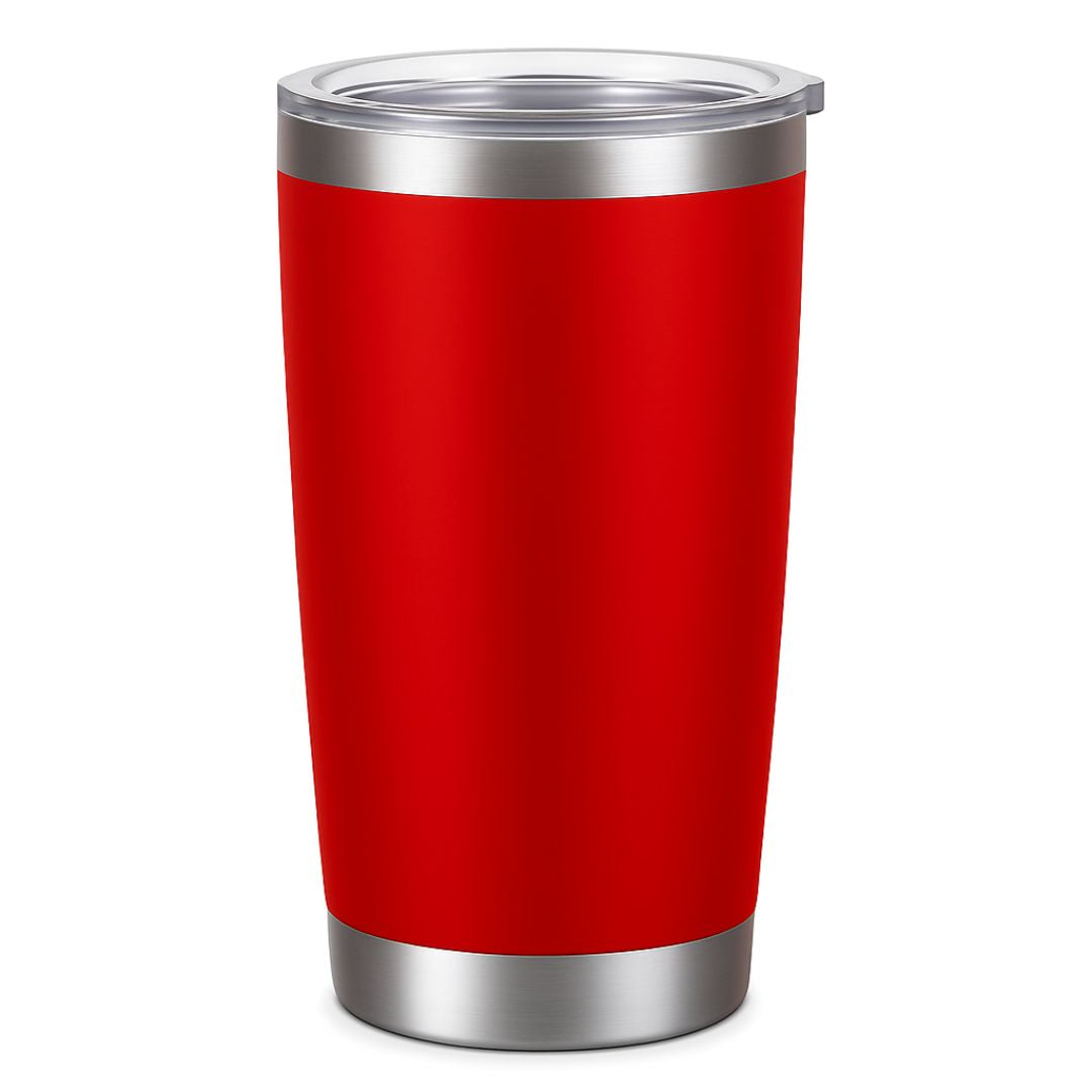 Termo de Acero con Borde Cromado – 20 oz | Ideal para Grabado Láser