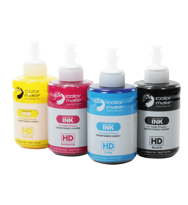 TINTA DE SUBLIMACION DE 135 gr. COLOR MAKE